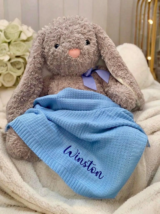 Embroidered Baby Blanket with Name