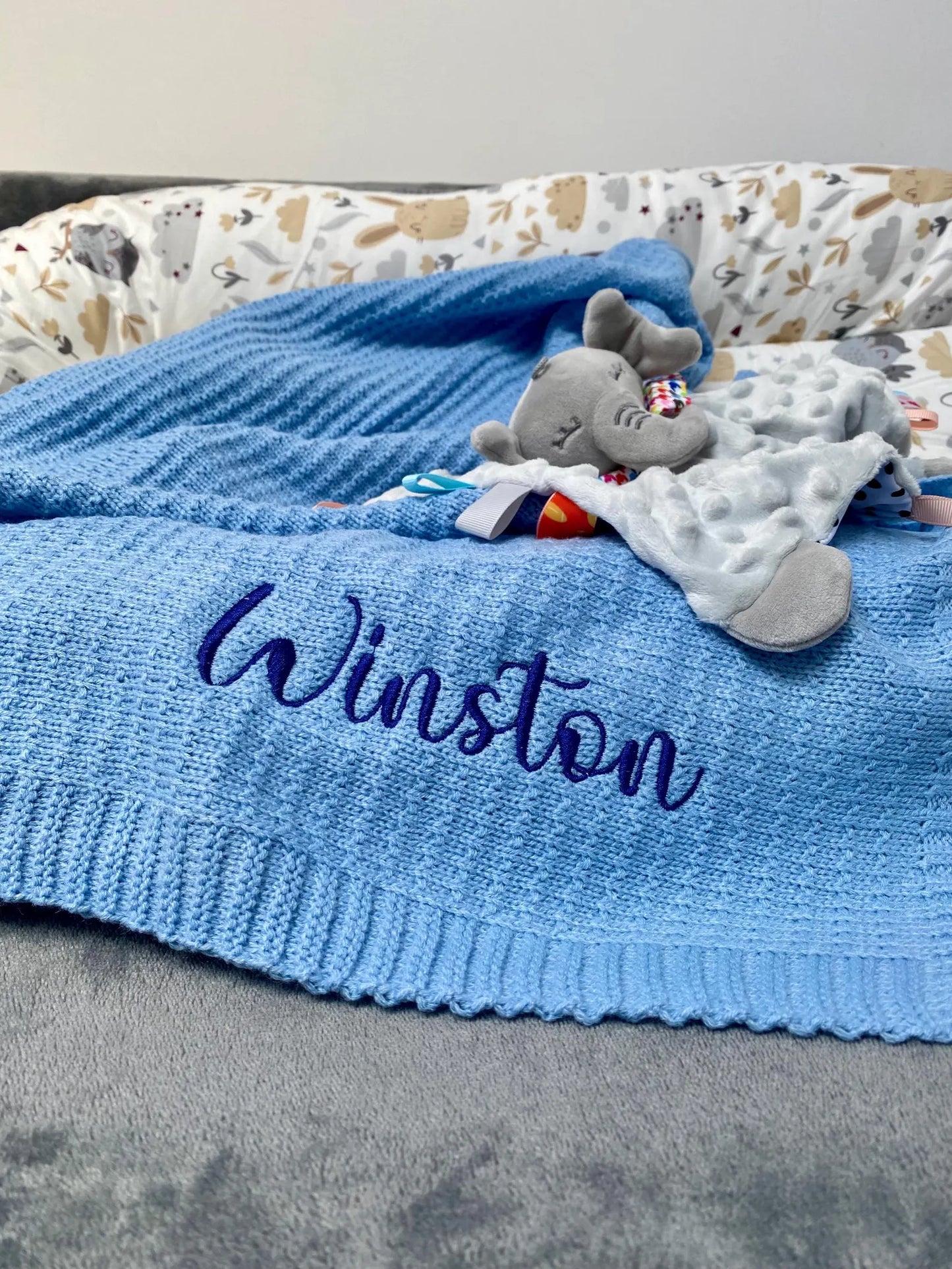 Embroidered Baby Blanket with Name