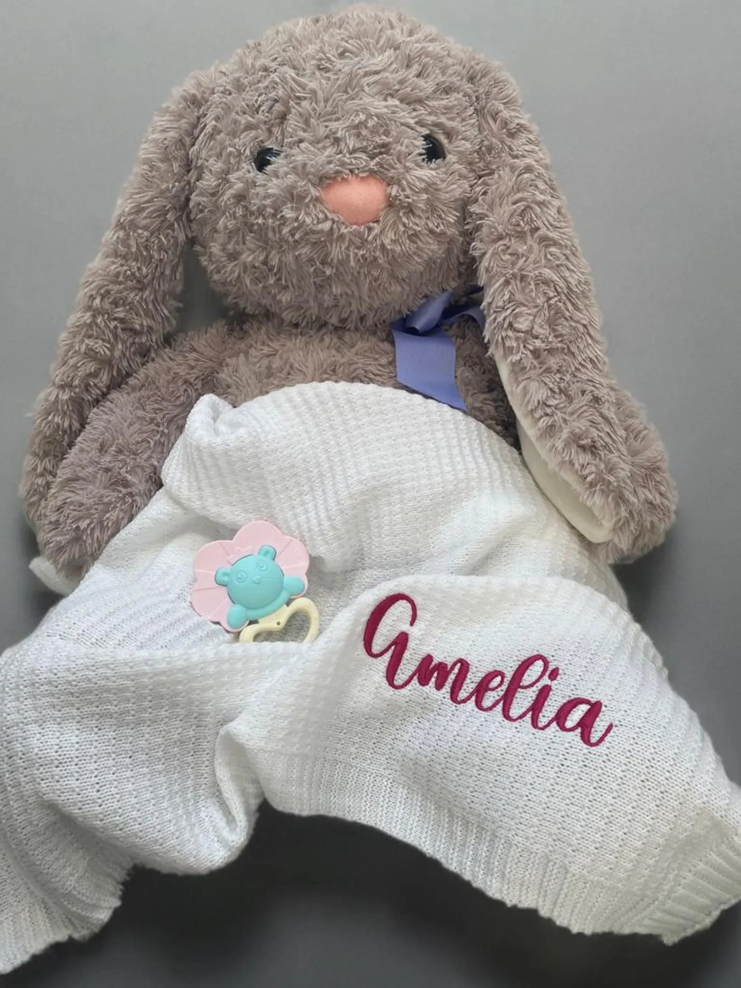 Embroidered Baby Blanket with Name